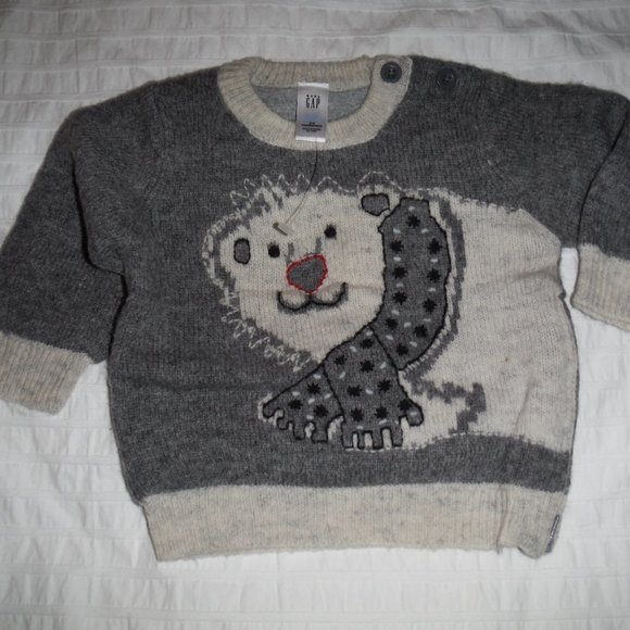 ✅3/40$ BABY GAP wool sweater - Picture 1 of 5